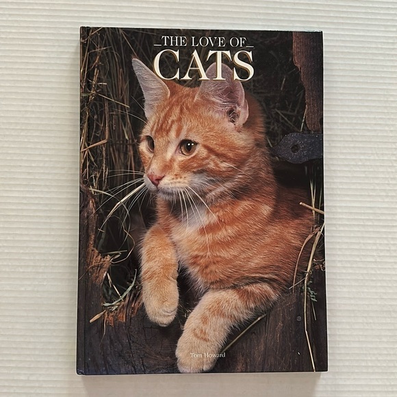 CATS By Tom Howard 1992 Coffee Table Picture Book 14” x 10” - Picture 1 of 6
